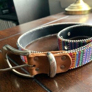 Multicolored belt by Elite--size medium